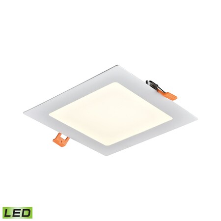 Thomas Mercury 6-inch Square Recessed Light in White - Integrated LED LR11064